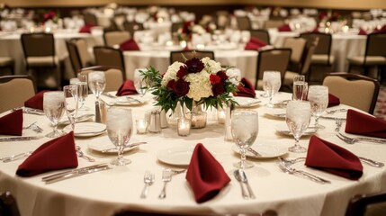 Elegant Wedding Reception Table Setting