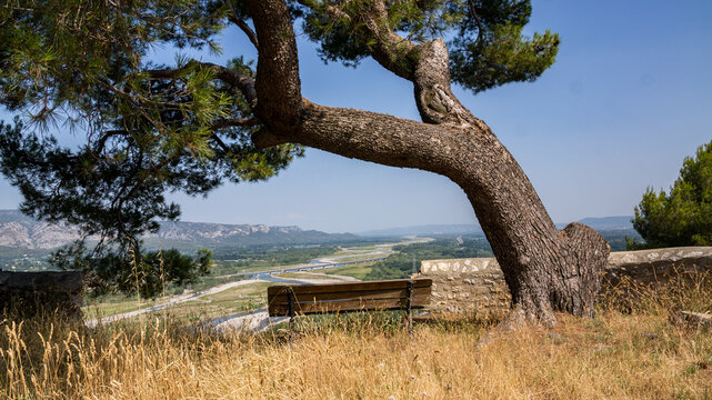 Vall&eacute;e de la Durance depuis Notre-Dame de Beauregard, Orgon