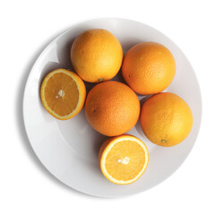 Plate of Oranges