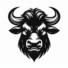 Minimalist Cow Silhouette