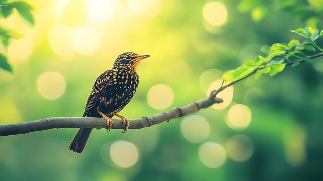 Indian malabar lark perched beautifully images