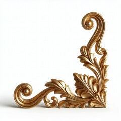 gold ornaments frames & Decorative Baroque Corner