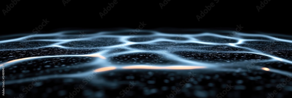 Canvas Prints abstract digital ripple effect