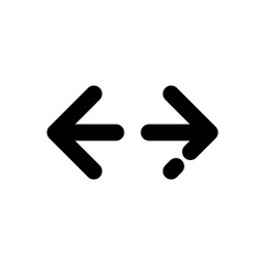 arrows dashed line icon