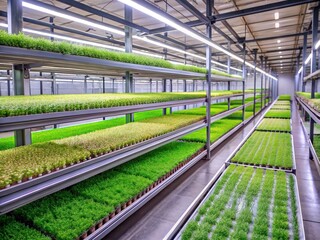 microgreens growing factory