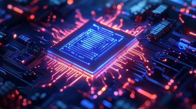 AI-Enhanced Quantum Chip Processing High-Speed Data