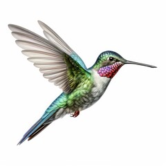 Hummingbird animal white background wildlife.
