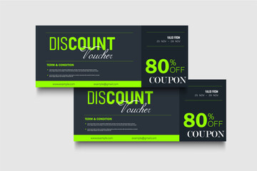 set of ticket template vouchers, coupon sales, discount	