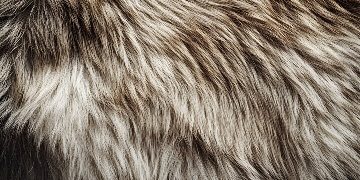 Detailed texture of a wild animal s fur