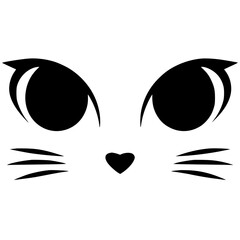 Cat eye silhouette