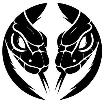 Snake eye silhouette
