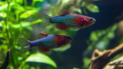 Spectacular Aquarium Boasting Stunning Red Fish