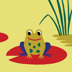Cartoon Frog