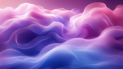 Obraz premium Abstract flowing fabric with vibrant color gradients