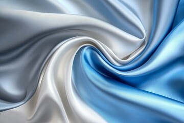 Luxurious texture of matte and shimmering silk satin.