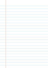 Notebook paper background. Lined notebook paper