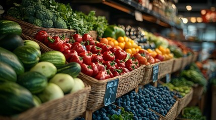 Vibrant Assortment of Fresh Fruits Displayed in a Rustic Setting with Natural Light Enhancing Colors