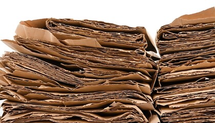 Stacked Layers of Crumpled Cardboard Ready for Recycling,cardboard box, cardboard, crumpled, layer, material, recycling, paper, reuse, waste, biodegradable, texture, brown, 76