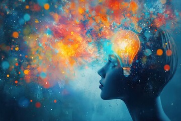 Mixed media content of creativity.