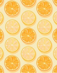 新鮮なオレンジのパターンの背景