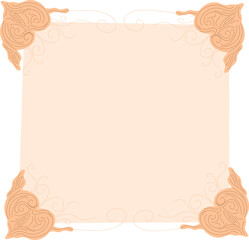  Elegant vintage frame with intricate details, perfect for invitations, certificates, and decorative designs. Ideal for classic, antique, and retro-themed projects.