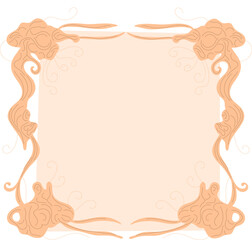  Elegant vintage frame with intricate details, perfect for invitations, certificates, and decorative designs. Ideal for classic, antique, and retro-themed projects.