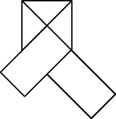 An illustration of a note 쪽지 일러스트