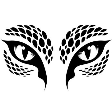 Snake eye silhouette