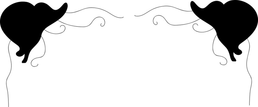 Modern abstract frame with artistic shapes and dynamic lines, perfect for contemporary designs, invitations, posters, and creative projects. Stylish and unique.