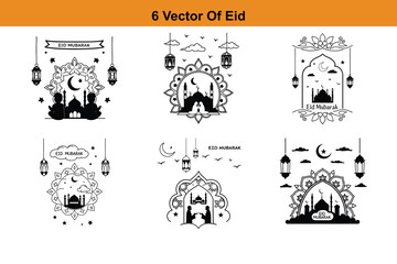 Mosque silhouette,Islamic Ramandan design,Isra and Mi'raj concept. Horizontal banner template design
