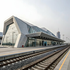 Fototapeta premium The World's first 3D railway station