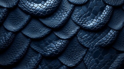 Intricate Close Up of Blue Dragon Skin Showcasing Textures and Patterns Evoking Mystical Fantasy Imagery