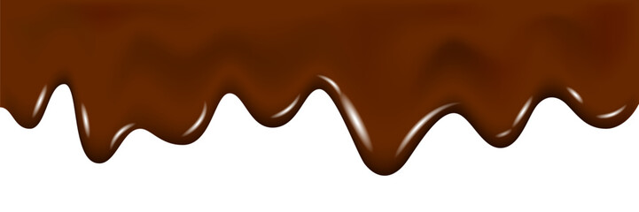 Dripping melted dark chocolate texture, liquid cocoa cream.