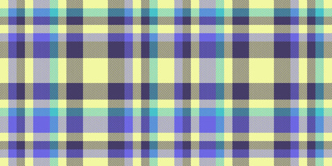 Vibrant pastel plaid pattern in yellow, blue, and purple. Perfect for textile design, website backgrounds, or fashion projects.