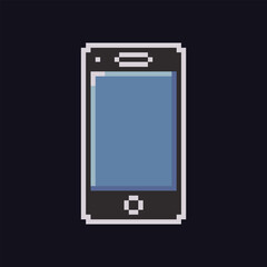 this is phone icon in pixel art with simple color and black background ,this item good for presentations,stickers, icons, t shirt design,game asset,logo and your project