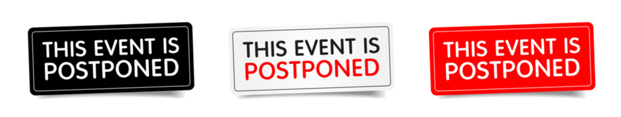 This event is postponed