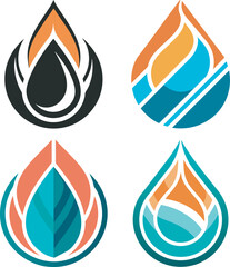 water drop icons