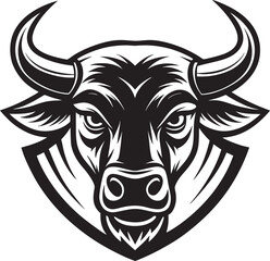 bull head vector