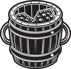 black and white photo frame