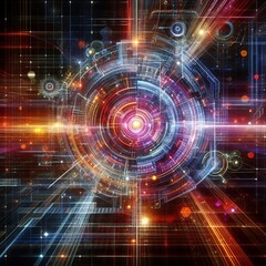 Fototapeta premium Advancing AI and IoT Integration: Revolutionizing Smart Technologies for Future Innovation