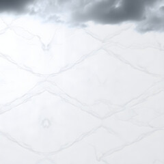 Obraz premium Ultra-HD image of luxurious white marble with gray veins, polished surface, and realistic lighting. Features stormy skies, high tension, seamless color blending, and intense dramatic weather effects.