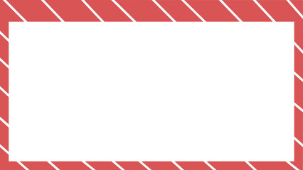 Photo Frame with Stripes Pattern