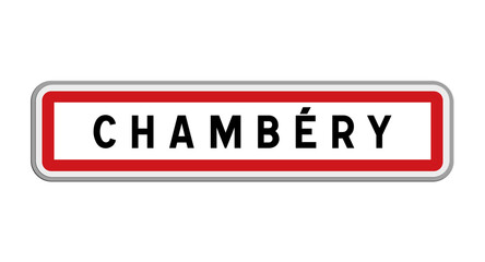 Panneau de Chambéry, Savoie, Auvergne-Rhône-Alpes