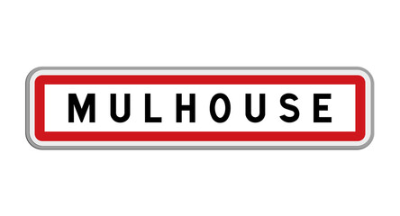 Panneau de Mulhouse, Haut-Rhin, Grand Est