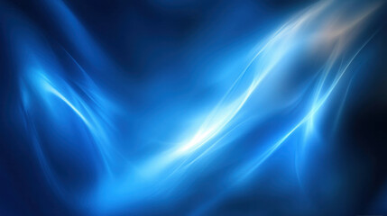 Abstract Blue Glowing Energy Background