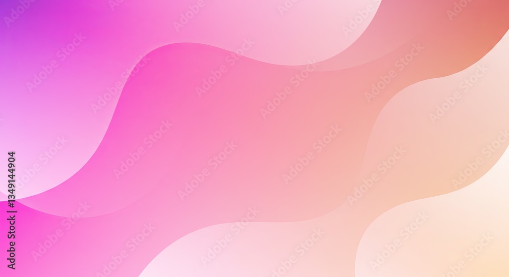 Poster a pink and white background with a wave pattern