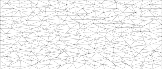 Intricate geometric abstract pattern with irregular triangles for creative design and backgrounds.