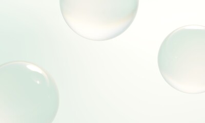 透明な球体の背景画像