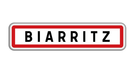Panneau de Biarritz, Pyrénées-Atlantiques, Nouvelle-Aquitaine