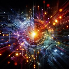 Obraz premium Advancing AI and IoT Integration: Revolutionizing Smart Technologies for Future Innovation